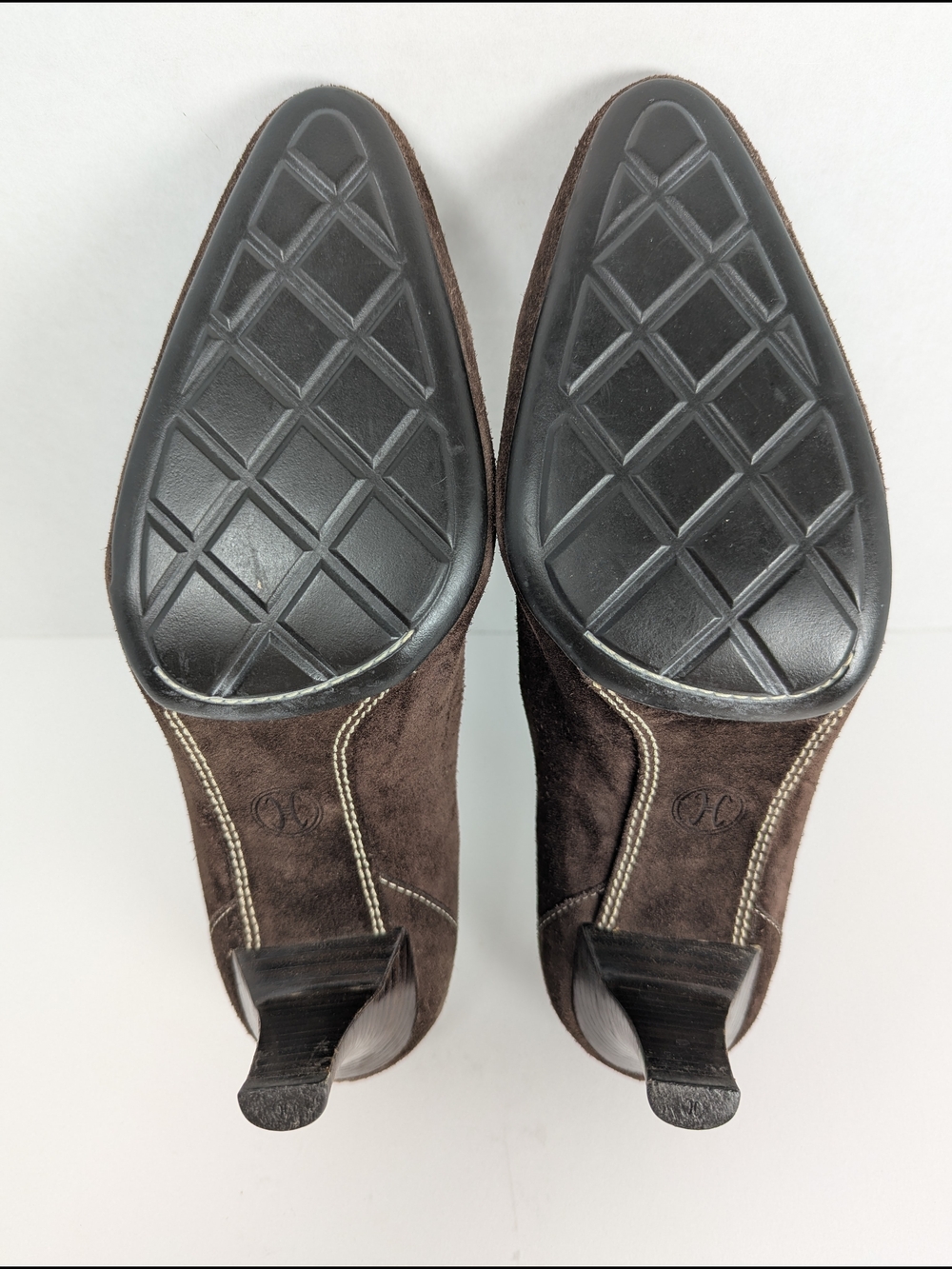 Cole Haan Chocolate Brown Suede 3" Heels Pump Office Fall Winter Women's Size 9 - Picture 10 of 16